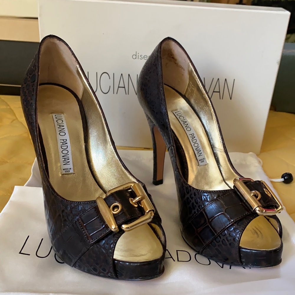 Luciano Padovan Heels Panama Gold